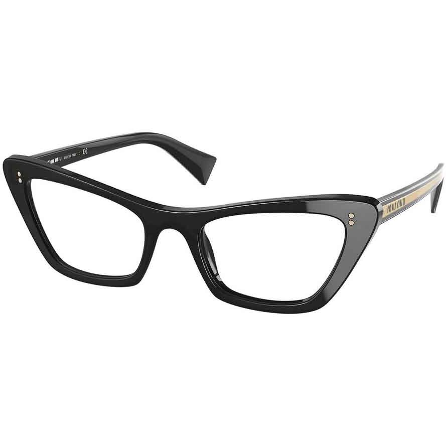 Rame Ochelari de Vedere Miu Miu MU 03TV 03N1O1 negre Fluture de dama cu comanda online