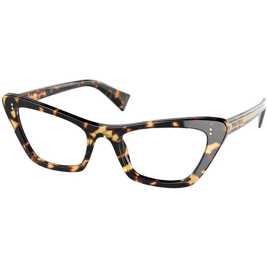 Rame Ochelari de Vedere Miu Miu MU 03TV 7S01O1 havana Fluture de dama cu comanda online