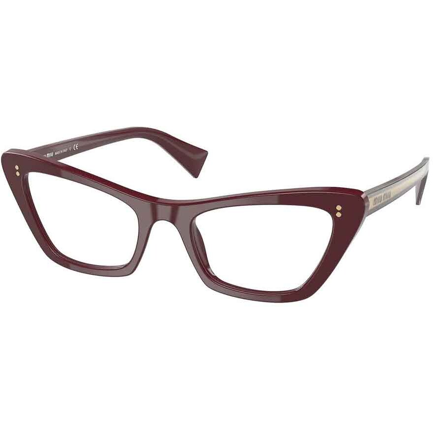 Rame Ochelari de Vedere Miu Miu MU 03TV USH1O1 visinii Fluture de dama cu comanda online