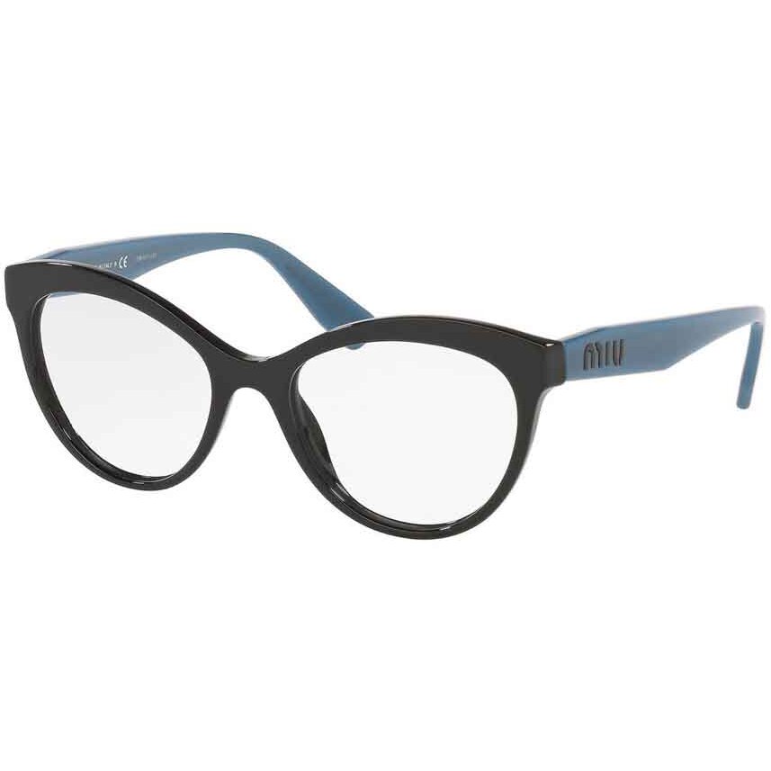 Rame Ochelari de Vedere Miu Miu MU 04RV 07O1O1 albastre Rotunde de dama cu comanda online