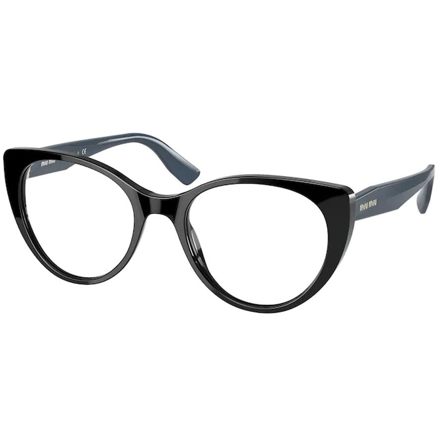 Rame Ochelari de Vedere Miu Miu MU 06TV 07O1O1 negre Ochi de pisica de dama cu comanda online