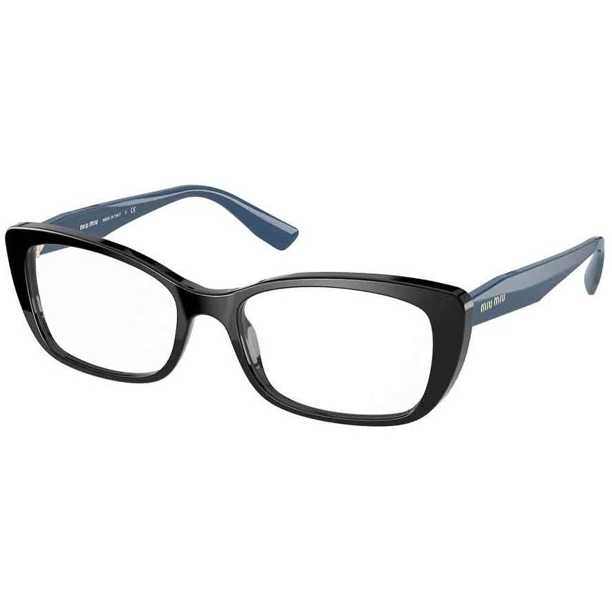 Rame Ochelari de Vedere Miu Miu MU 07TV 07O1O1 albastre Rectangulare de dama cu comanda online