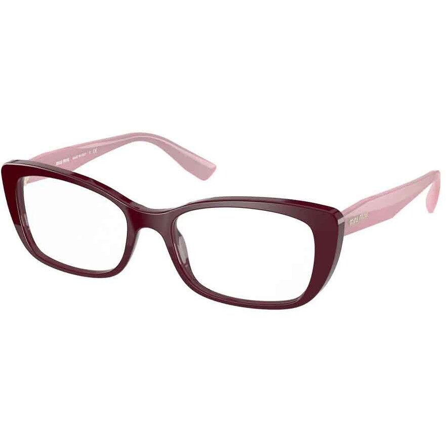 Rame Ochelari de Vedere Miu Miu MU 07TV USH1O1 roz Rectangulare de dama cu comanda online