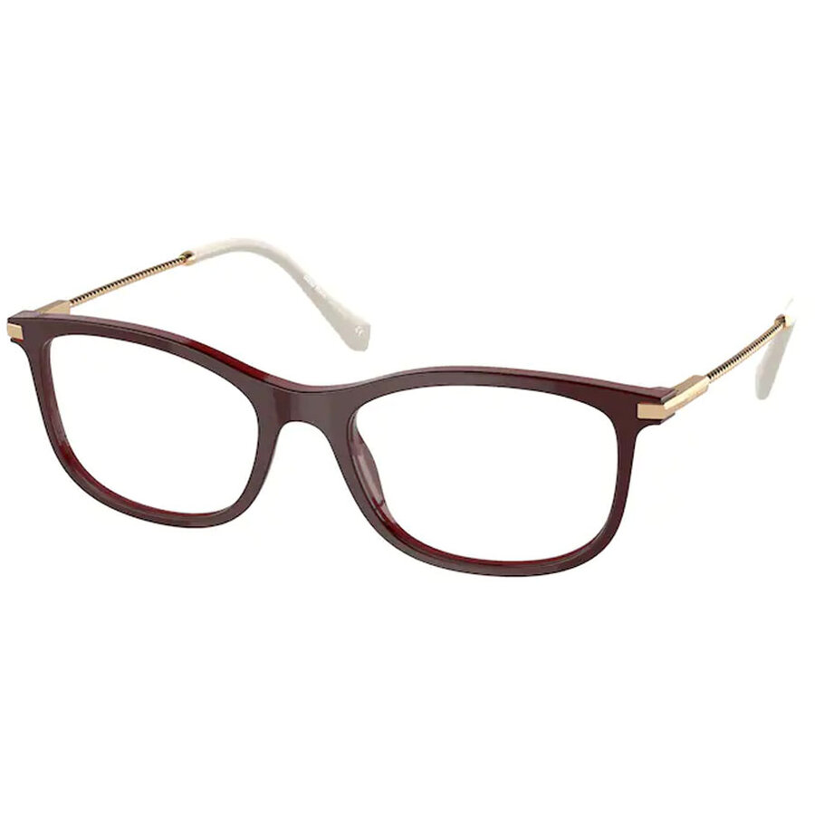 Rame Ochelari de Vedere Miu Miu MU 09TV 01T1O1 visinii Rectangulare de dama cu comanda online