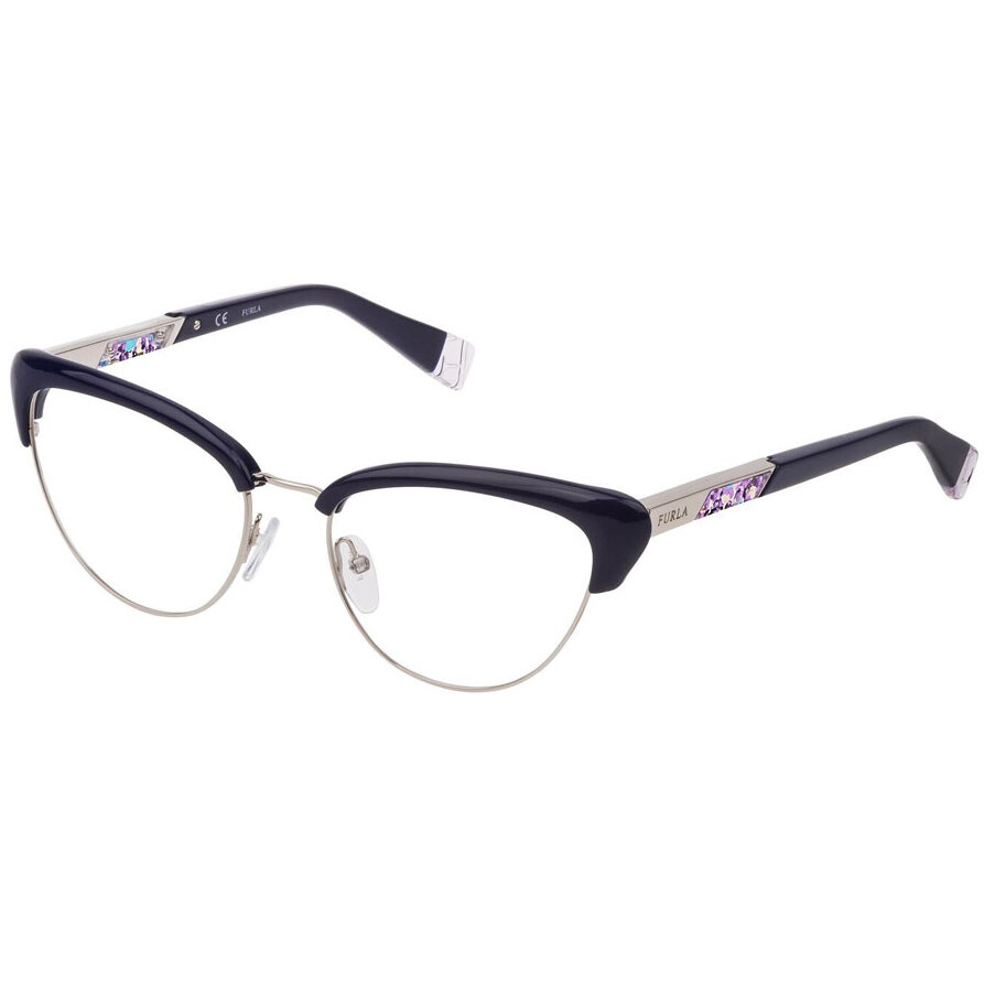 Rame Ochelari de Vedere Ochi de pisica Furla VFU305 0D82 albastre de dama cu comanda online