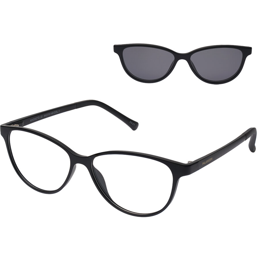 Rame Ochelari de Vedere Ochi de pisica Polarizen CLIP-ON MAGNETO22 COL1 negre de dama cu comanda online