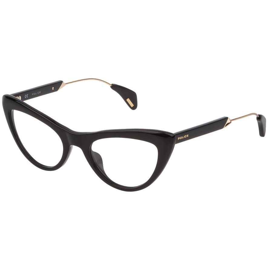 Rame Ochelari de Vedere Ochi de pisica Police VPL855 0700 negre de dama cu comanda online