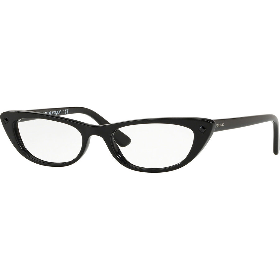 Rame Ochelari de Vedere Ochi de pisica Vogue VO5236BM W44 negre de dama cu comanda online