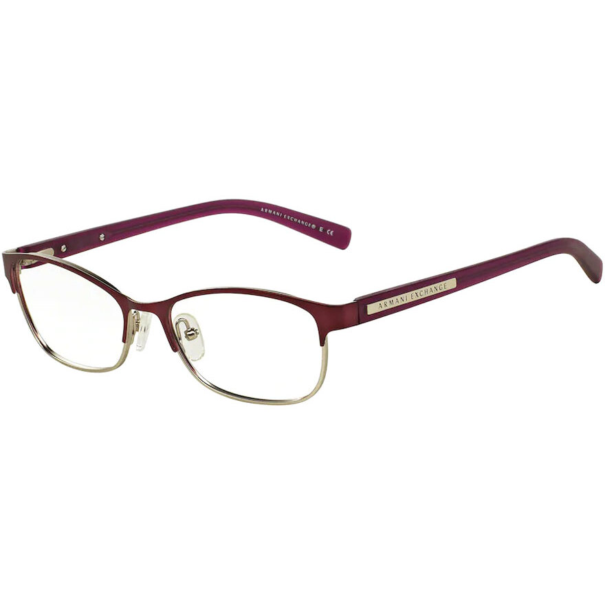 Rame Ochelari de Vedere Ovale Armani Exchange AX1010 6050 rosii de dama cu comanda online