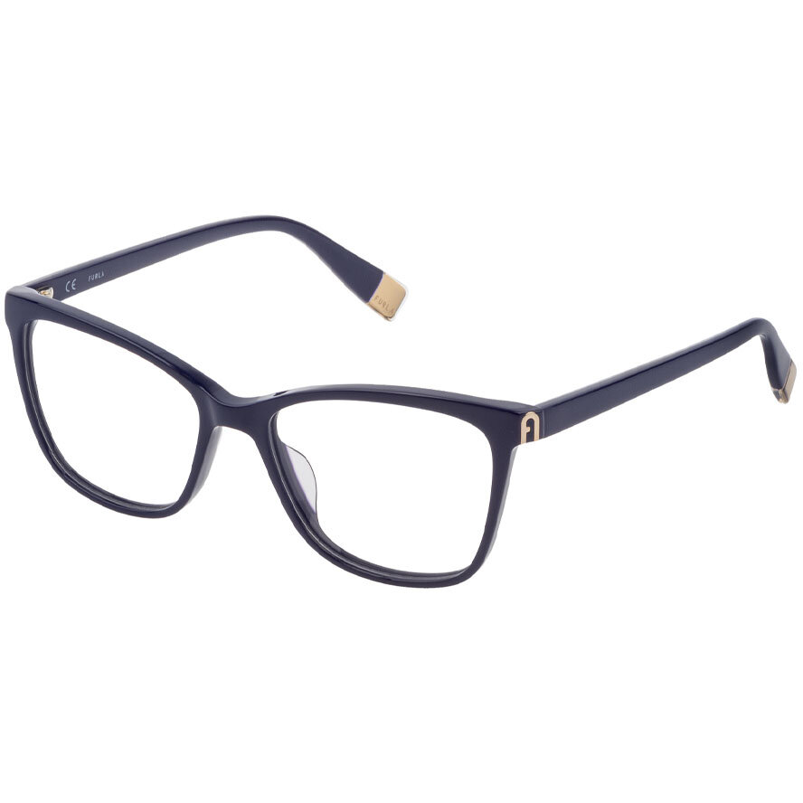 Rame Ochelari de Vedere Patrate Furla VFU392 0991 albastre de dama cu comanda online