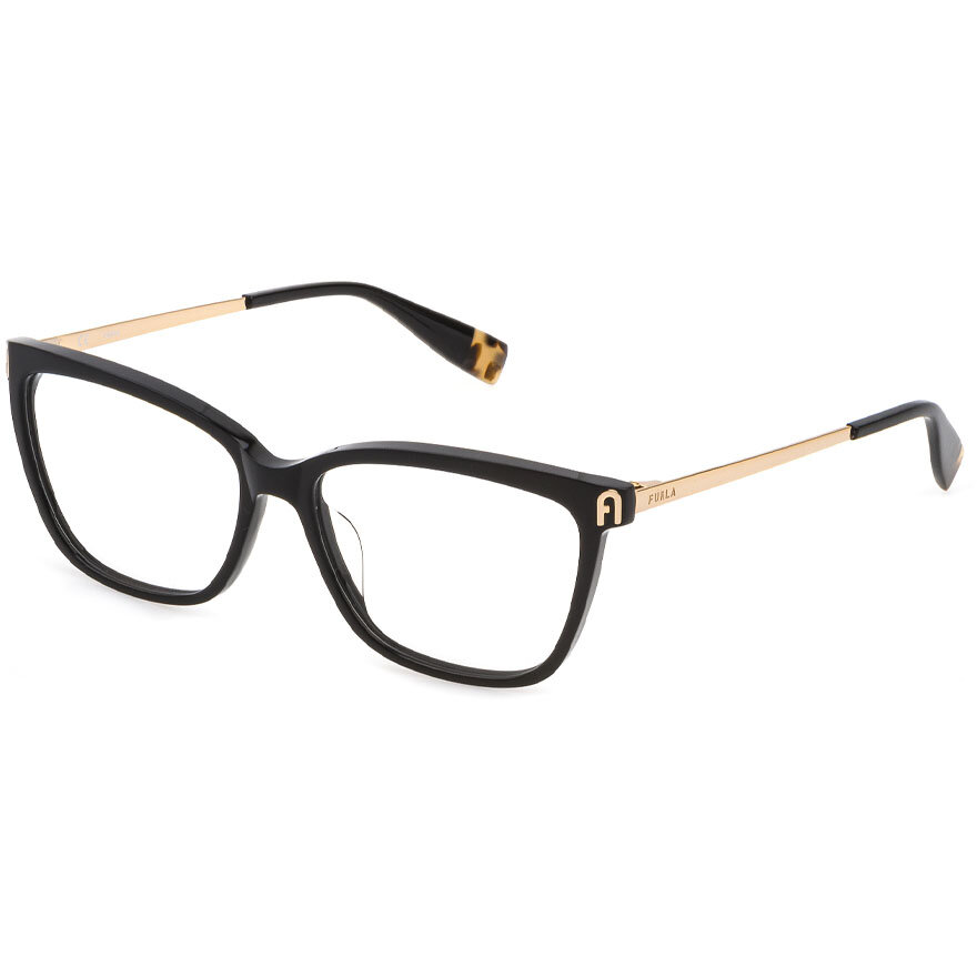 Rame Ochelari de Vedere Patrate Furla VFU496 0700 negre de dama cu comanda online