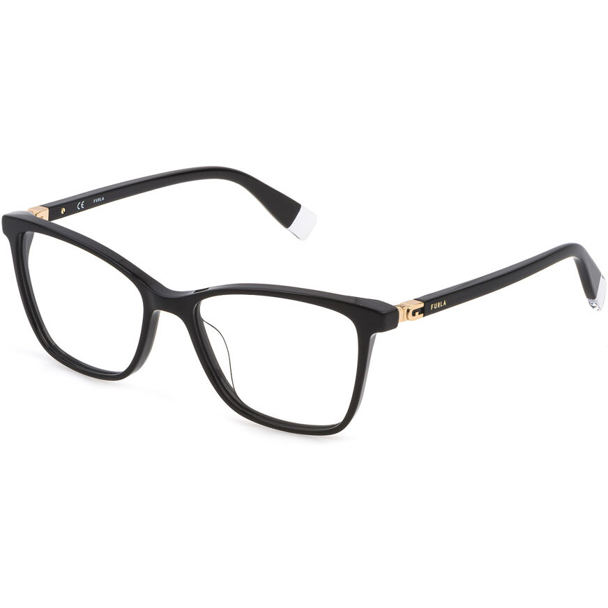Rame Ochelari de Vedere Patrate Furla VFU498 0700 negre de dama cu comanda online