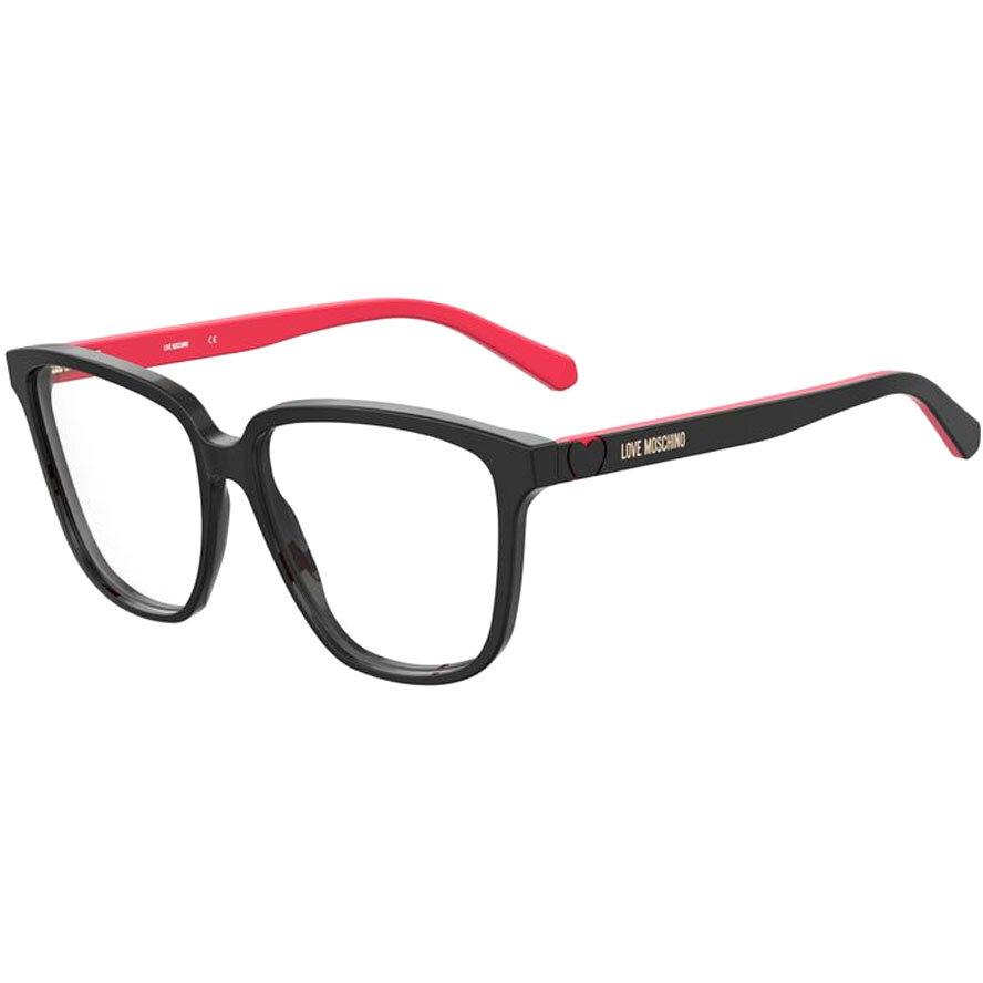 Rame Ochelari de Vedere Patrate Love Moschino MOL583 807 negre de dama cu comanda online