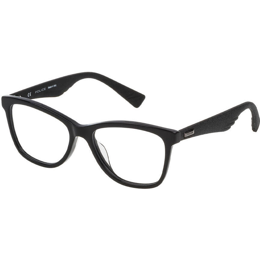 Rame Ochelari de Vedere Patrate Police VPL414 0700 negre de dama cu comanda online