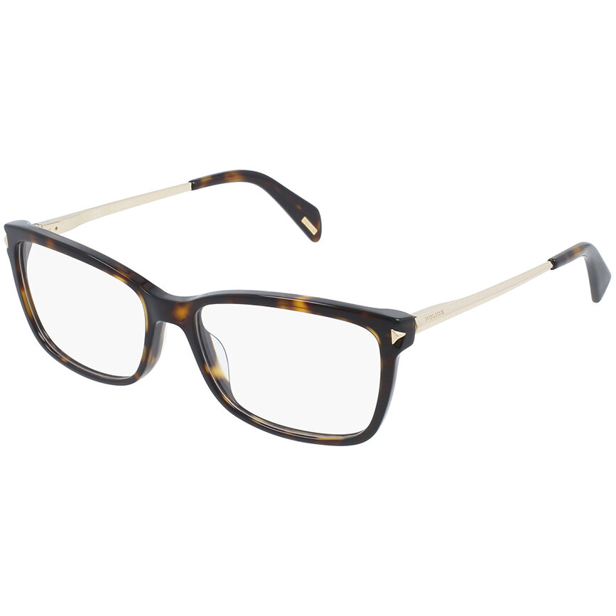 Rame Ochelari de Vedere Patrate Police VPLA87 0722 havana de dama cu comanda online