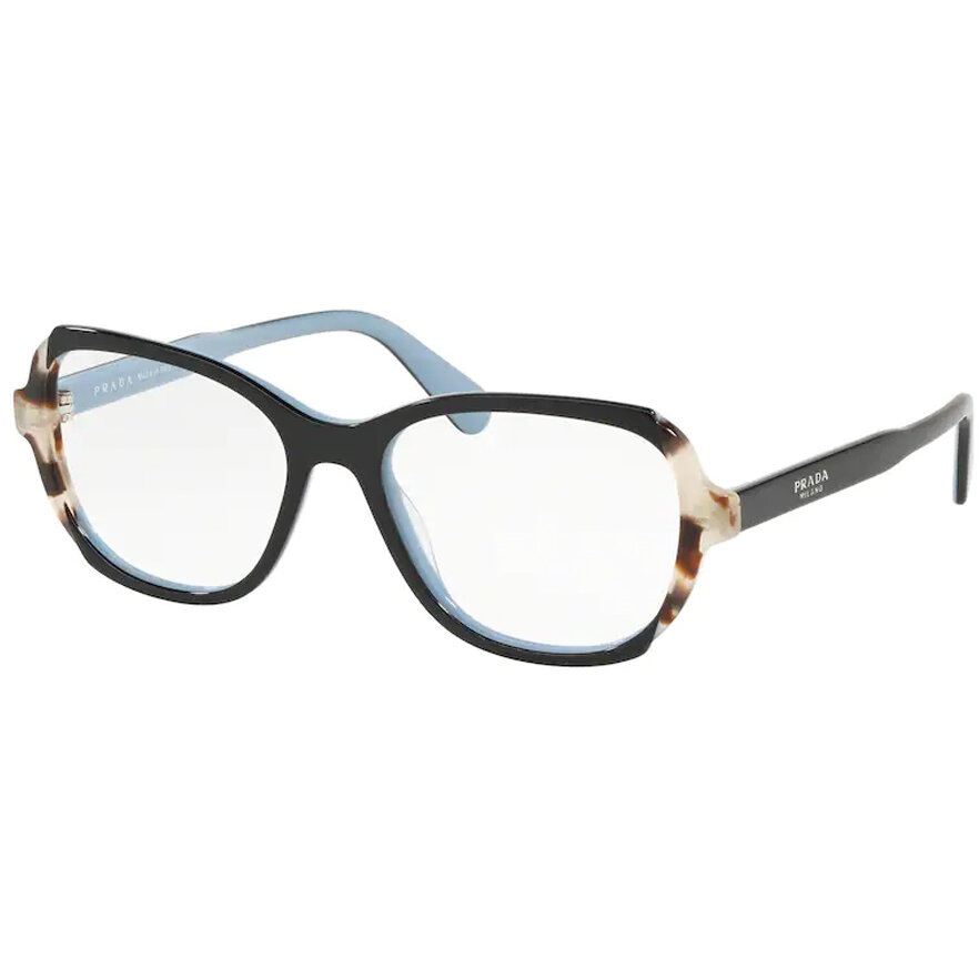 Rame Ochelari de Vedere Prada PR 03VV KHR1O1 negre Rotunde de dama cu comanda online