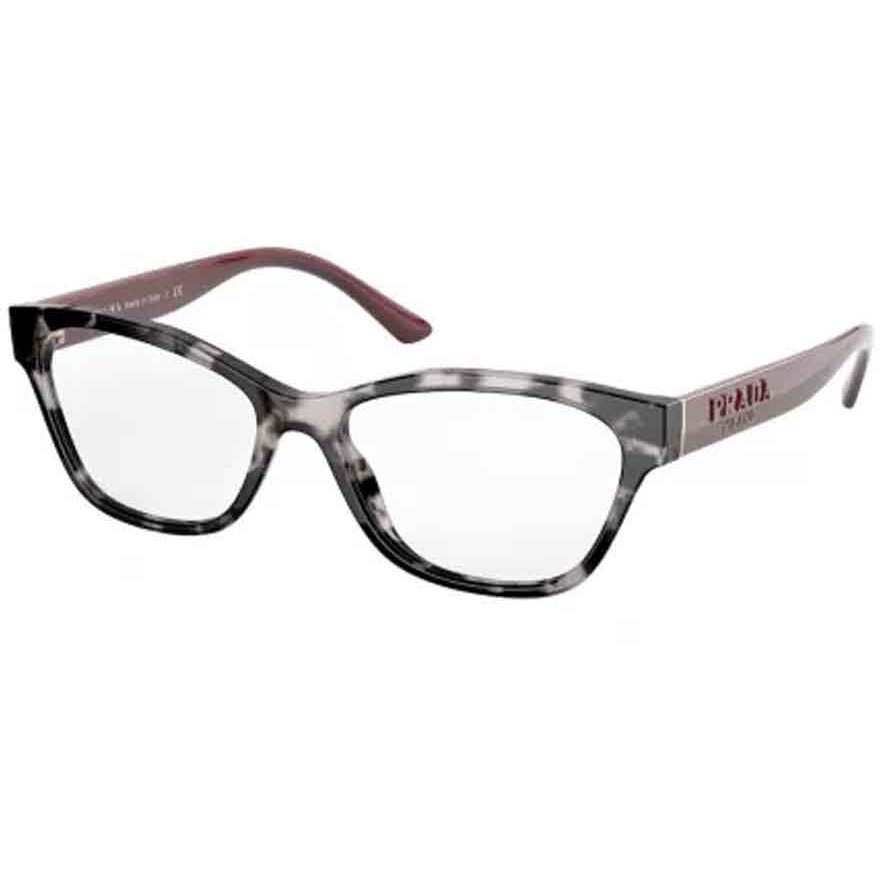 Rame Ochelari de Vedere Prada PR 03WV 5101O1 gri Rectangulare de dama cu comanda online