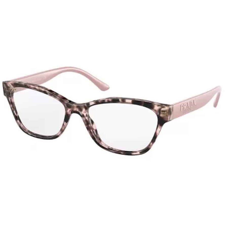 Rame Ochelari de Vedere Prada PR 03WV ROJ1O1 roz Rectangulare de dama cu comanda online