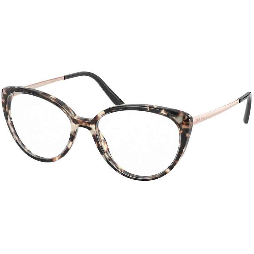 Rame Ochelari de Vedere Prada PR 06WV UAO1O1 havana Rotunde de dama cu comanda online