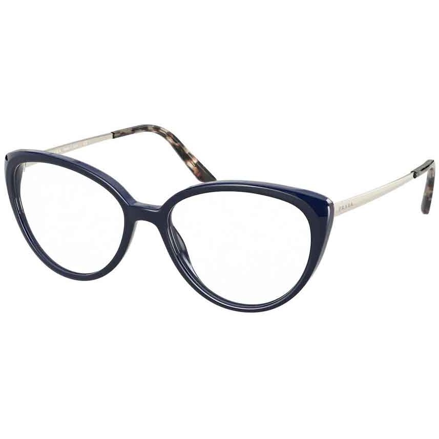 Rame Ochelari de Vedere Prada PR 06WV VY71O1 albastre Rotunde de dama cu comanda online