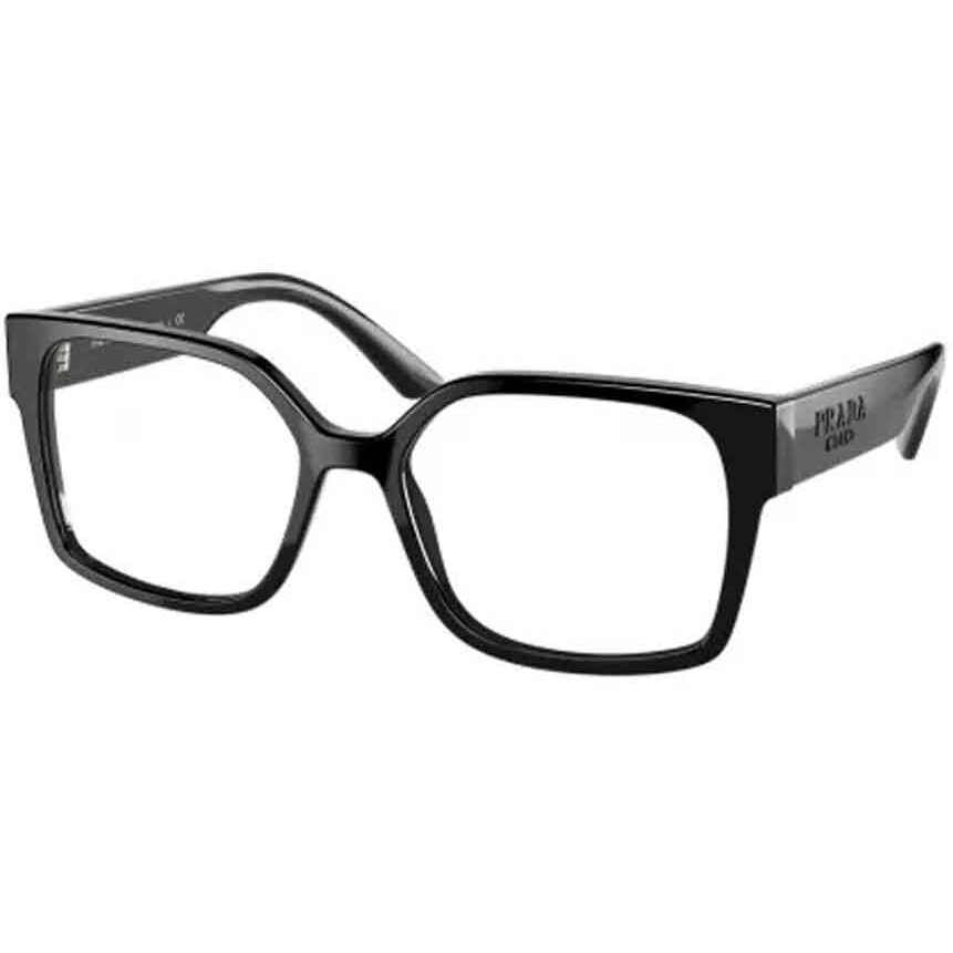 Rame Ochelari de Vedere Prada PR 10WV 1AB1O1 negre Rectangulare de dama cu comanda online