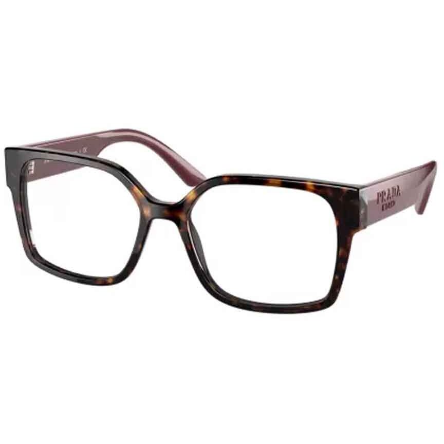 Rame Ochelari de Vedere Prada PR 10WV 2AU1O1 havana Rectangulare de dama cu comanda online