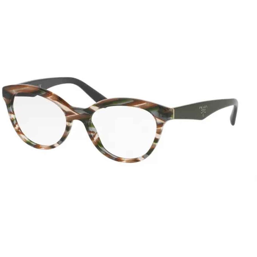 Rame Ochelari de Vedere Prada PR 11RV VAO1O1 maro Rotunde de dama cu comanda online