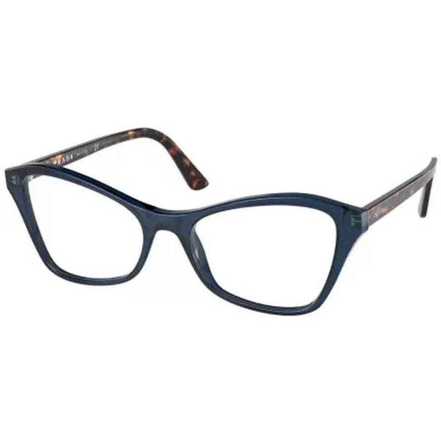 Rame Ochelari de Vedere Prada PR 11XV 08Q1O1 albastre Fluture de dama cu comanda online