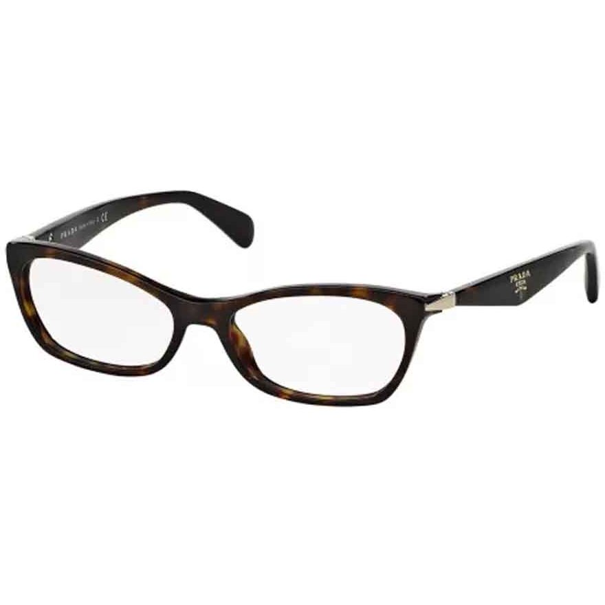 Rame Ochelari de Vedere Prada PR 15PV 2AU1O1 havana Patrate de dama cu comanda online