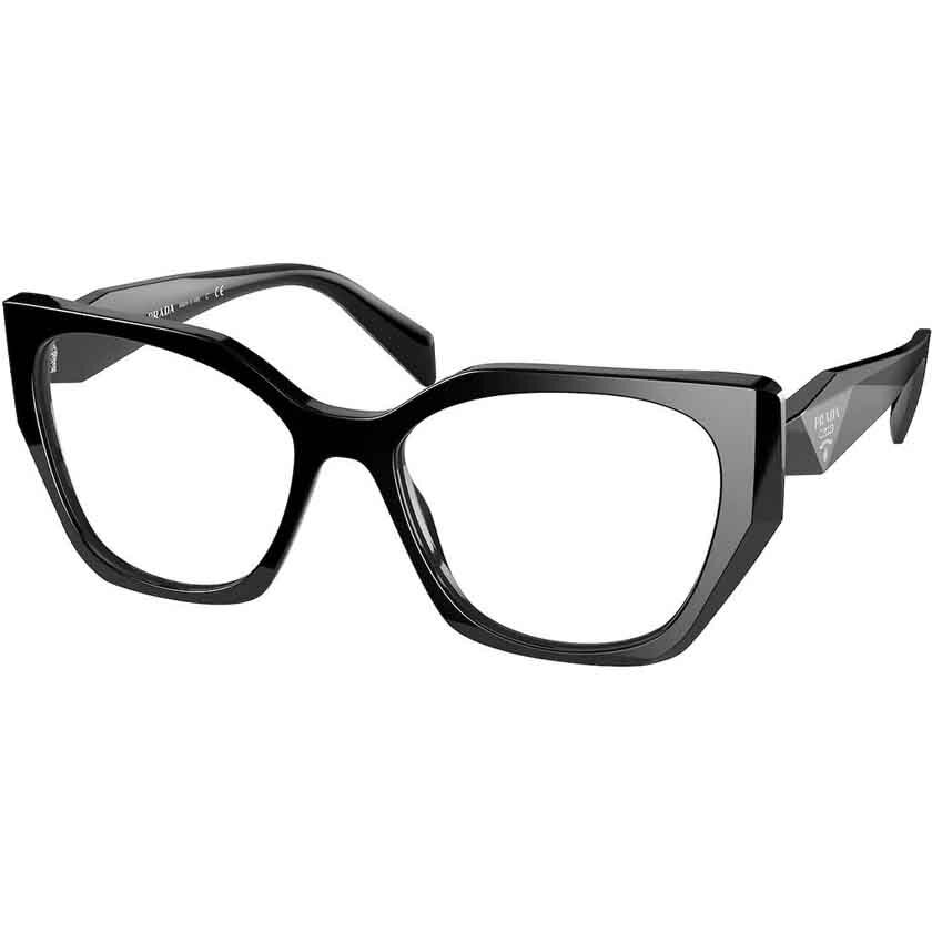 Rame Ochelari de Vedere Prada PR 18WV 1AB1O1 negre Patrate de dama cu comanda online