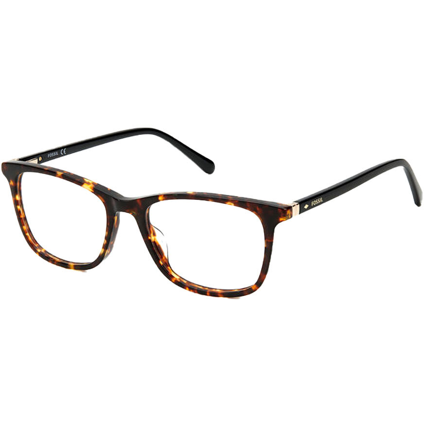Rame Ochelari de Vedere Rectangulare Fossil FOS 7085 086 havana de dama cu comanda online