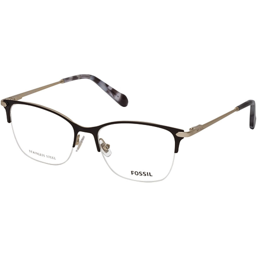 Rame Ochelari de Vedere Rectangulare Fossil FOS 7088/G 003 negre de dama cu comanda online