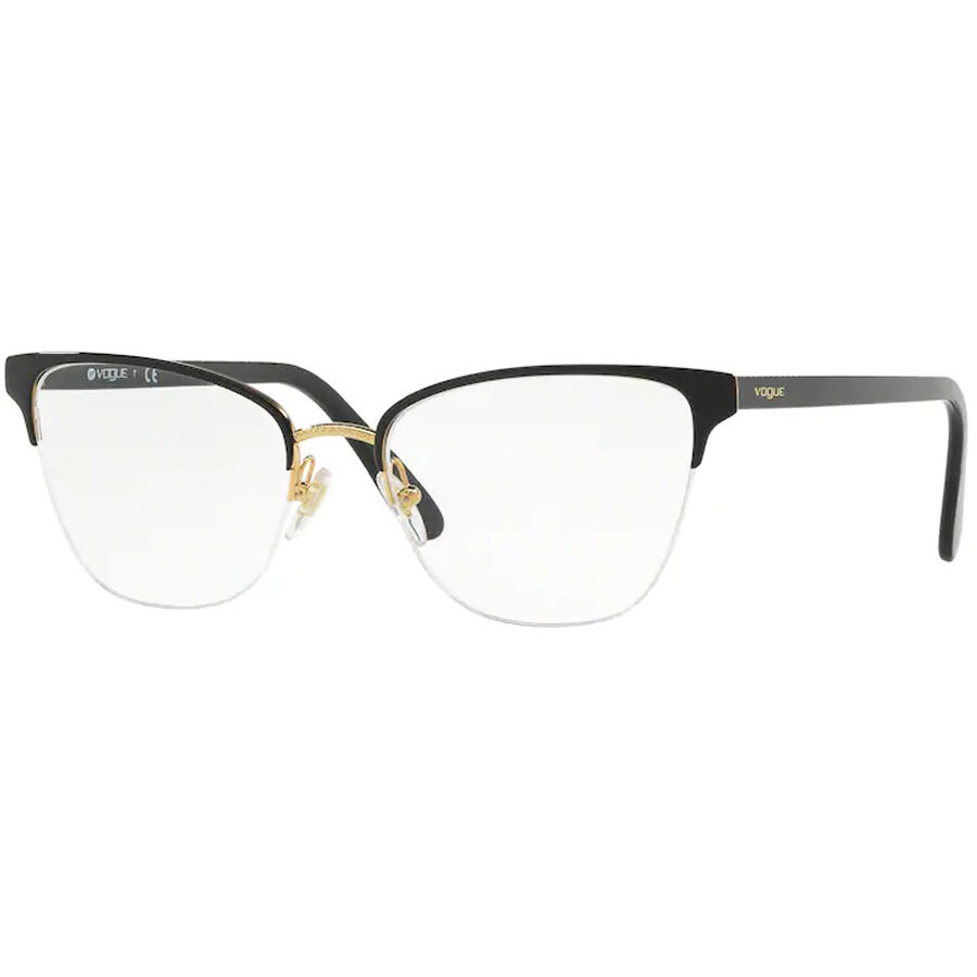 Rame Ochelari de Vedere Rectangulare Vogue VO4120 352 negre de dama cu comanda online