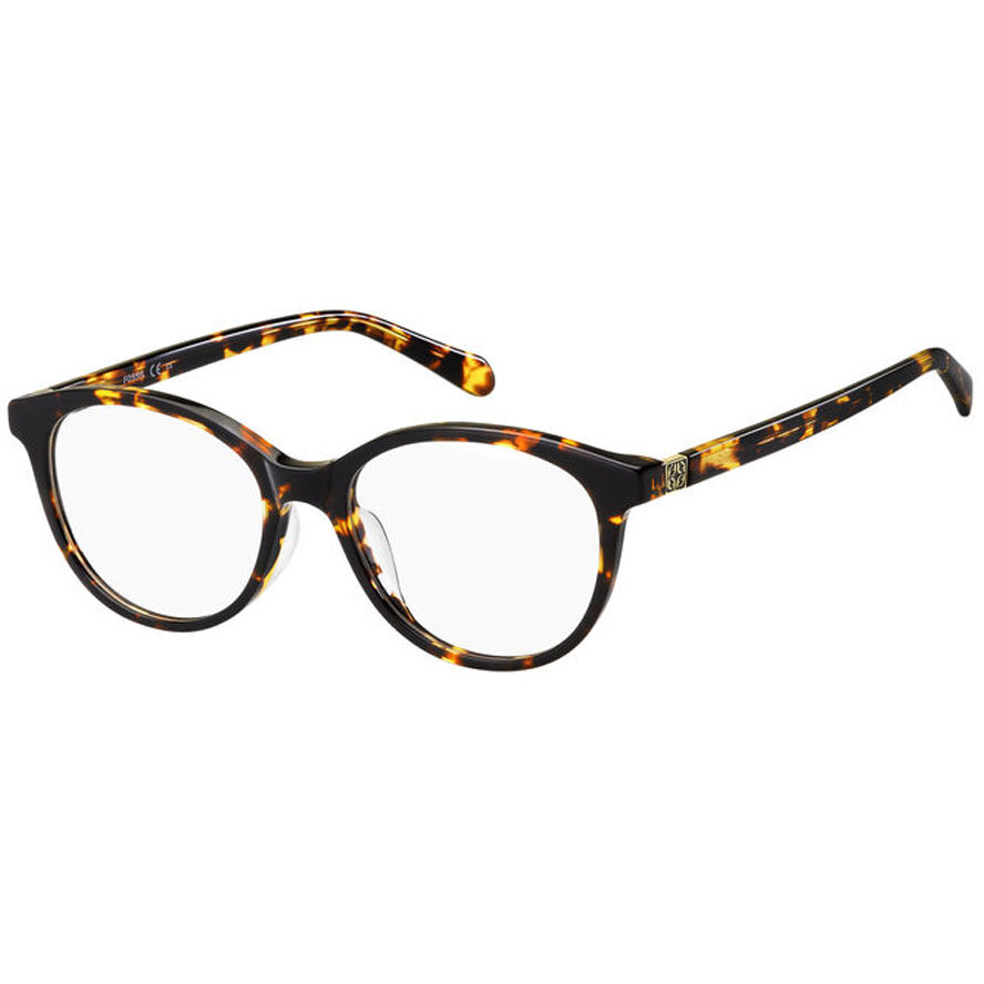 Rame Ochelari de Vedere Rotunde Fossil FOS 7060 086 havana de dama cu comanda online