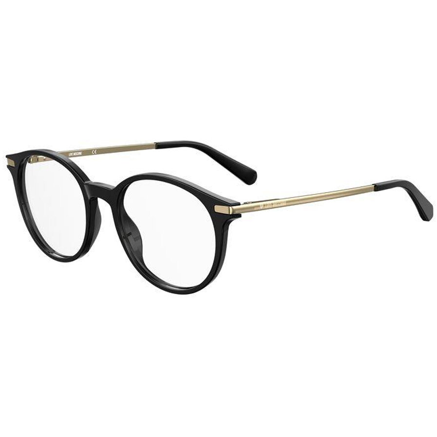 Rame Ochelari de Vedere Rotunde Love Moschino MOL571 807 negre de dama cu comanda online