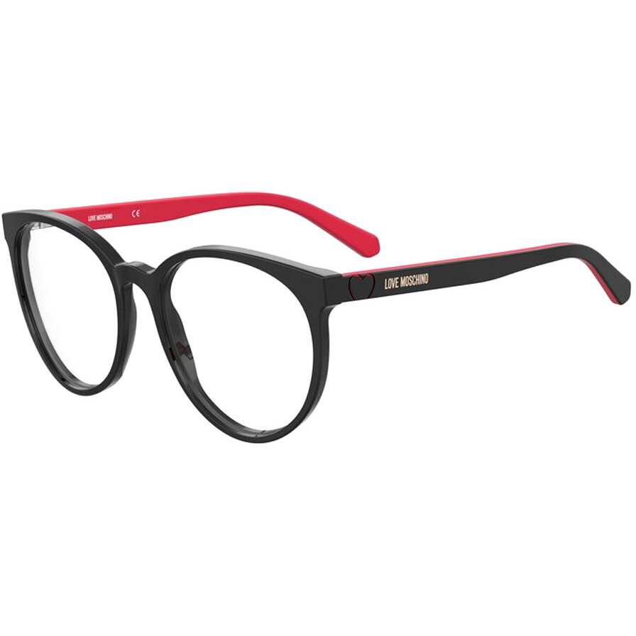 Rame Ochelari de Vedere Rotunde Love Moschino MOL582 807 negre de dama cu comanda online