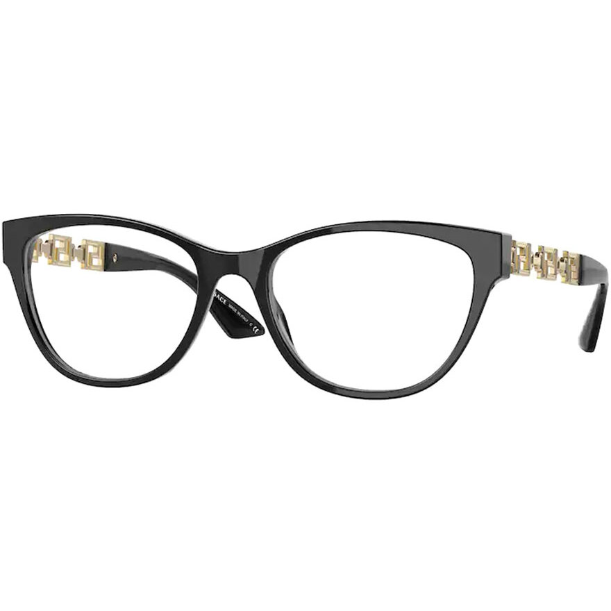 Rame Ochelari de Vedere Versace VE3292 GB1 negre Ochi de pisica de dama cu comanda online