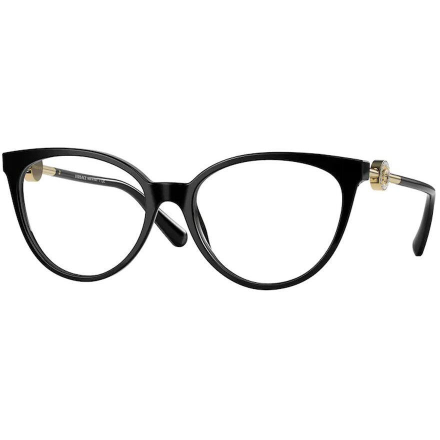 Rame Ochelari de Vedere Versace VE3298B GB1 negre Rotunde de dama cu comanda online