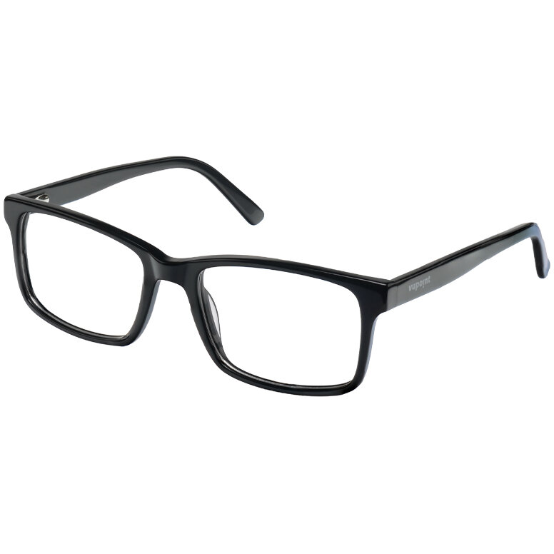 Rame Patrate Ochelari de Vedere vupoint WD1026 C1 negre pentru Barbati cu comanda online