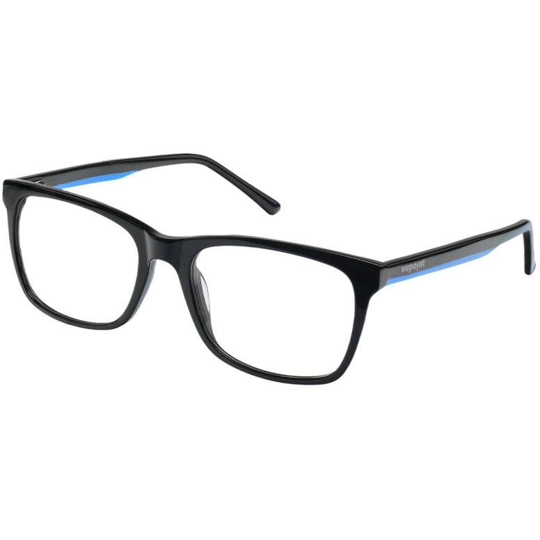 Rame Patrate Ochelari de Vedere vupoint WD1044 C1 negre pentru Barbati cu comanda online