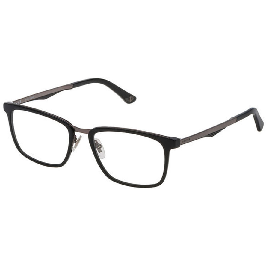 Rame Police VPL684 0700 Rectangulare negre pentru Ochelari de Vedere Barbati cu comanda online