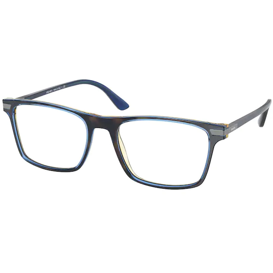 Rame Prada PR 01WV ZXH1O1 Rectangulare havana pentru Ochelari de Vedere Barbati cu comanda online