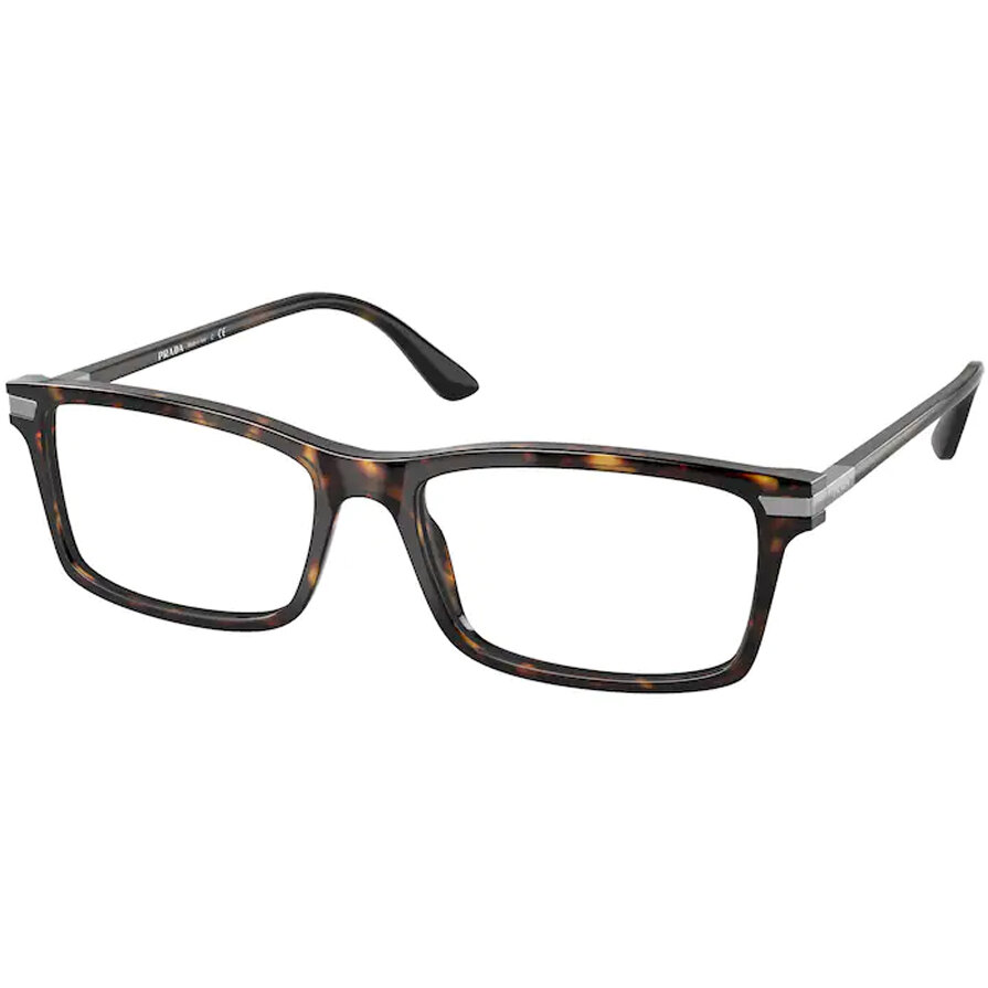 Rame Prada PR 03YV 2AU1O1 Rectangulare havana pentru Ochelari de Vedere Barbati cu comanda online