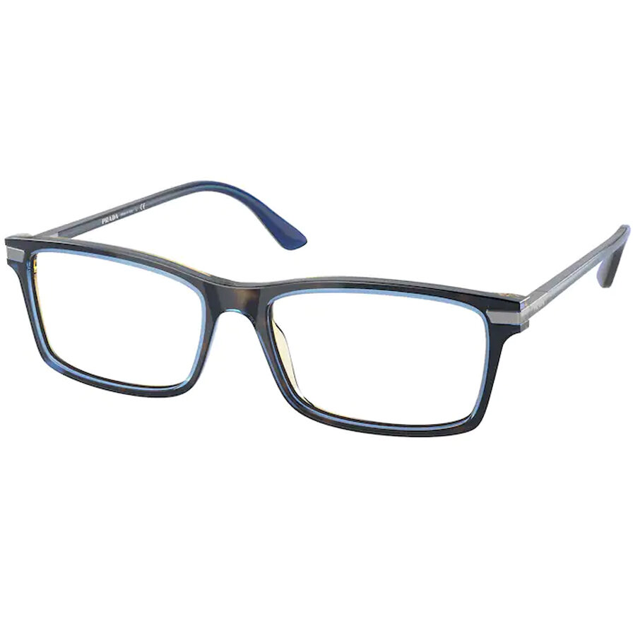 Rame Prada PR 03YV ZXH1O1 Rectangulare havana pentru Ochelari de Vedere Barbati cu comanda online