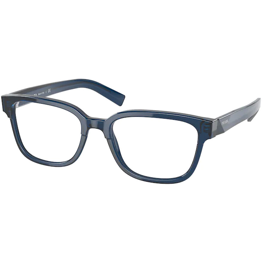 Rame Prada PR 04YV 08Q1O1 Rectangulare albastre pentru Ochelari de Vedere Barbati cu comanda online