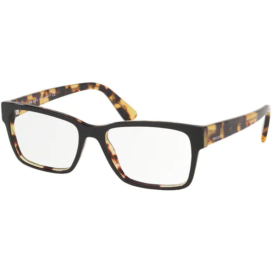 Rame Prada PR 15VV NAI1O1 Rectangulare havana pentru Ochelari de Vedere Barbati cu comanda online