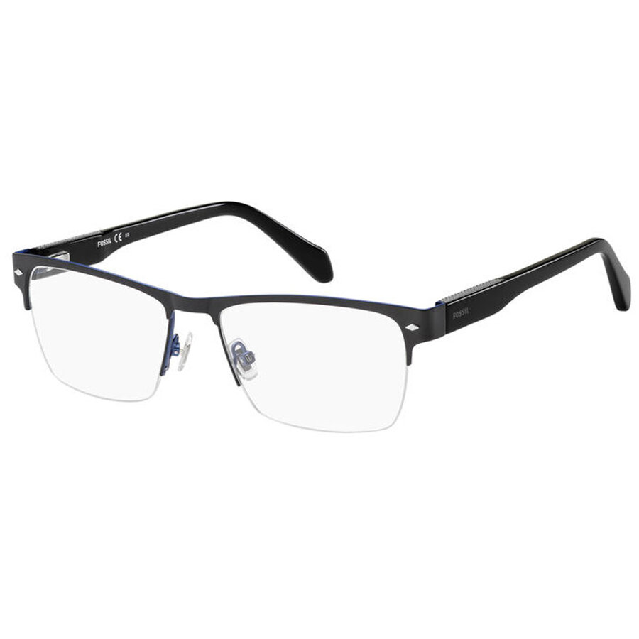 Rame Rectangulare Ochelari de Vedere Fossil FOS 7020 003 negre pentru Barbati cu comanda online