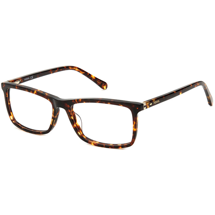 Rame Rectangulare Ochelari de Vedere Fossil FOS 7090/G 086 havana pentru Barbati cu comanda online