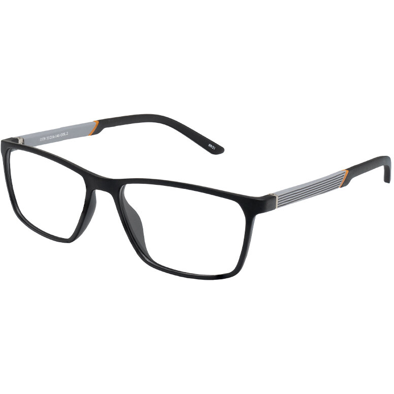 Rame Rectangulare Ochelari de Vedere Polarizen 1379 COL 2 negre pentru Barbati cu comanda online