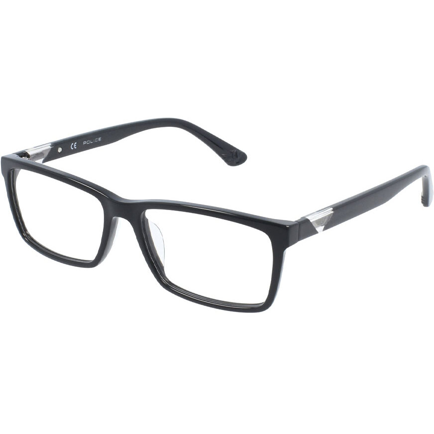 Rame Rectangulare Ochelari de Vedere Police VPLA42 0700 negre pentru Barbati cu comanda online